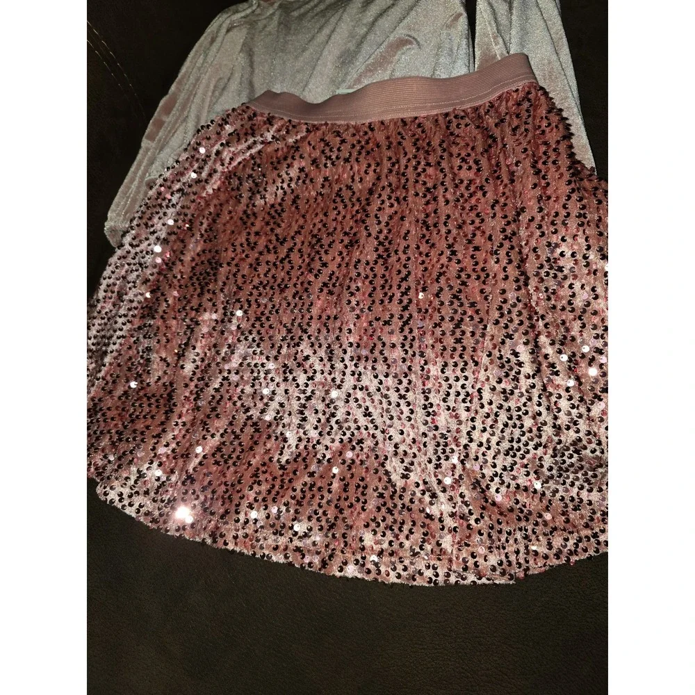 Btween‎ pink sparkle outfit top and skirt wicked inspired size 10 glinda